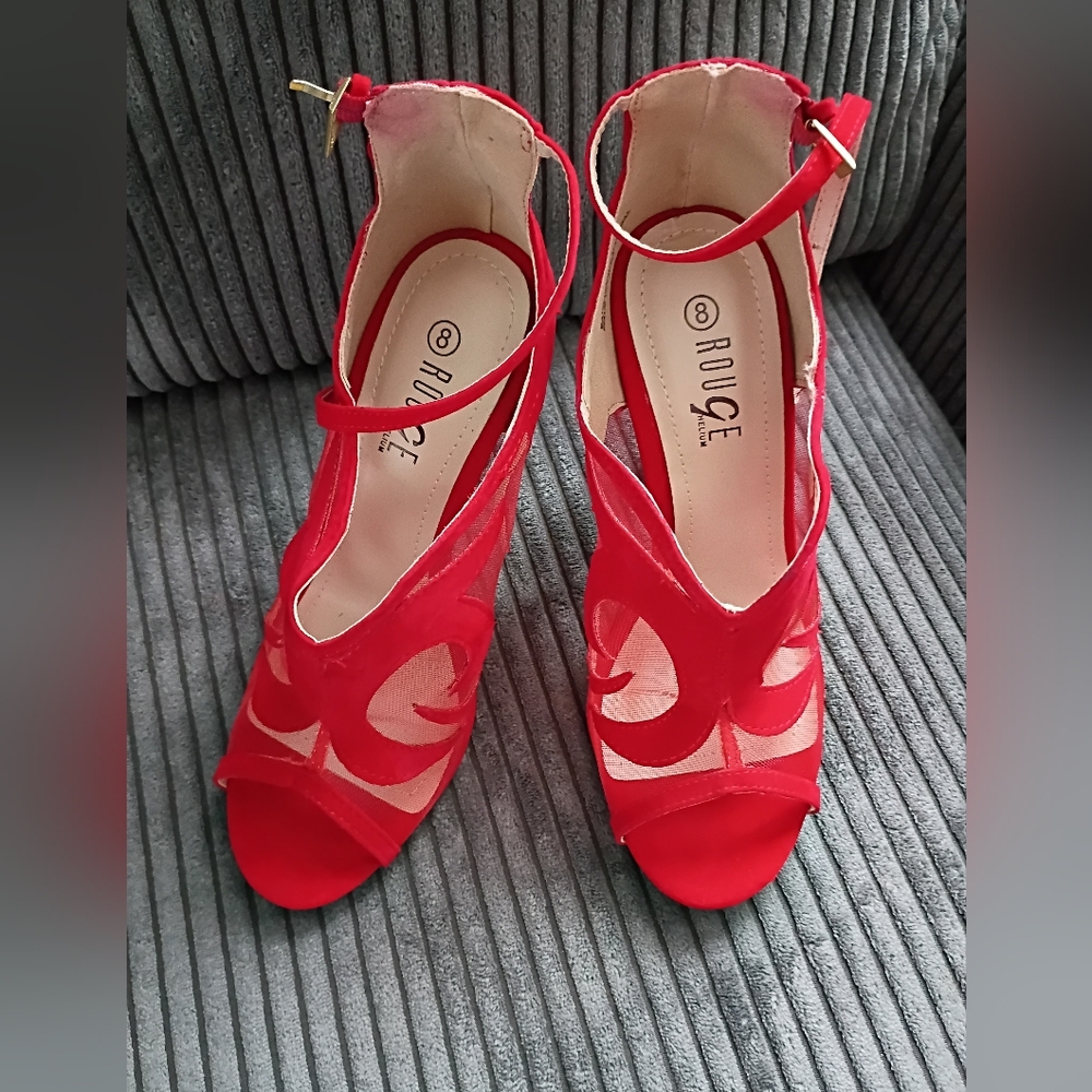 Rouge Helium Vibrant Red Heels